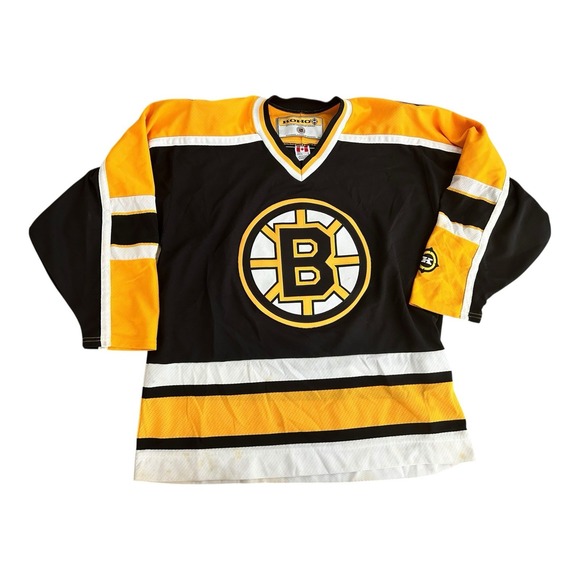 Vintage Koho NHL Boston Bruins Black Gold Hockey Jersey Mens L
